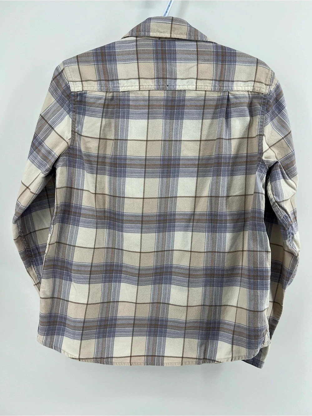 Tilley Plaid Flannel Button Down 100% Organic Cotton Women’s Size Small Top - Picture 2 of 9